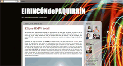 Desktop Screenshot of elrincondepaquirrin.blogspot.com