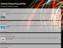 Tablet Screenshot of elrincondepaquirrin.blogspot.com