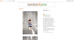 Desktop Screenshot of monkeysandpeas.blogspot.com