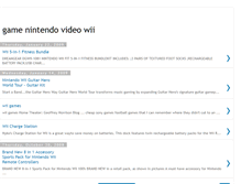 Tablet Screenshot of gamenintendovideowii.blogspot.com