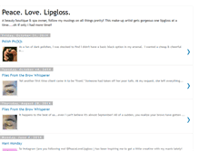 Tablet Screenshot of peace-love-lipgloss.blogspot.com