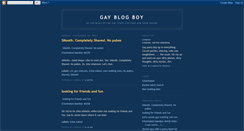 Desktop Screenshot of gayblogboy.blogspot.com