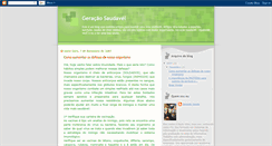 Desktop Screenshot of geracaosaudavel.blogspot.com
