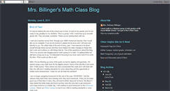 Desktop Screenshot of mrsbillinger.blogspot.com