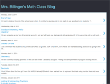 Tablet Screenshot of mrsbillinger.blogspot.com