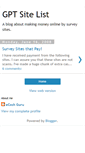 Mobile Screenshot of gptsitelist.blogspot.com
