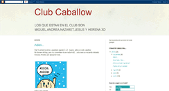 Desktop Screenshot of caballowclub.blogspot.com