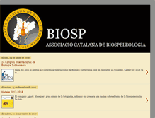 Tablet Screenshot of biosp.blogspot.com