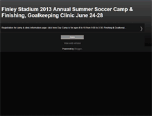 Tablet Screenshot of ellite-soccer-training-camps.blogspot.com