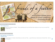 Tablet Screenshot of friendsofafeather-artisans.blogspot.com