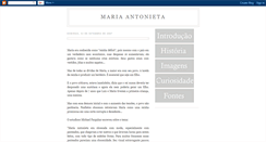 Desktop Screenshot of maria-antonieta.blogspot.com