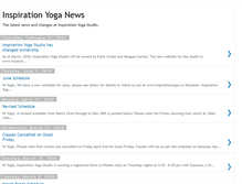 Tablet Screenshot of inspirationyoganews.blogspot.com