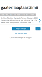 Mobile Screenshot of gaaleriiaaplaastiimii.blogspot.com