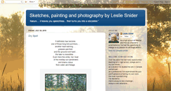 Desktop Screenshot of lesliesartpage.blogspot.com