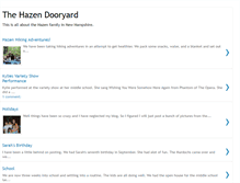 Tablet Screenshot of hazendooryard.blogspot.com