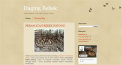Desktop Screenshot of dagingbebek.blogspot.com
