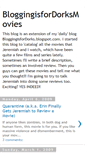 Mobile Screenshot of bloggingisfordorksmovies.blogspot.com