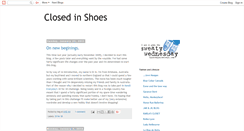 Desktop Screenshot of closedinshoes.blogspot.com