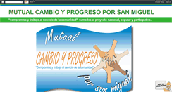 Desktop Screenshot of mutualcambioyprogreso.blogspot.com