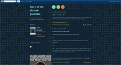 Desktop Screenshot of almost-grad.blogspot.com