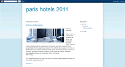 Desktop Screenshot of paris-hotels-2011.blogspot.com