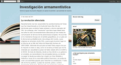 Desktop Screenshot of investigacionarmamentistica.blogspot.com