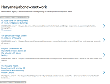 Tablet Screenshot of abcnewsnetworkharyana.blogspot.com