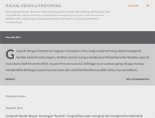 Tablet Screenshot of jurnal-geografi.blogspot.com