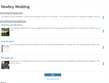 Tablet Screenshot of newbrywedding.blogspot.com