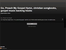 Tablet Screenshot of gopreachmygospel.blogspot.com