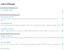 Tablet Screenshot of myvolvolife.blogspot.com