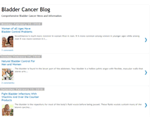 Tablet Screenshot of aboutbladdercancer.blogspot.com