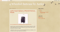 Desktop Screenshot of fourwheelsuitcase.blogspot.com