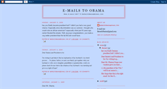 Desktop Screenshot of emailstoobama.blogspot.com