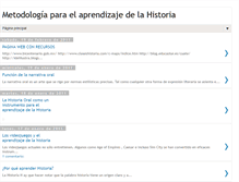 Tablet Screenshot of lahistoriaysuaprendizaje.blogspot.com