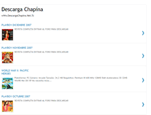 Tablet Screenshot of descargachapina.blogspot.com