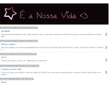 Tablet Screenshot of eanossavida.blogspot.com