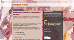 Desktop Screenshot of emergingfoodiect.blogspot.com