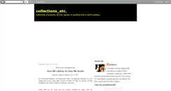 Desktop Screenshot of collections-etcetera.blogspot.com