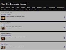 Tablet Screenshot of must-seeromanticcomedy.blogspot.com