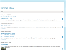Tablet Screenshot of gimmebliss.blogspot.com