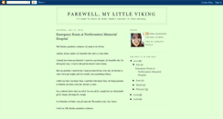 Desktop Screenshot of farewellmylittleviking.blogspot.com