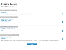 Tablet Screenshot of amazing-borneo.blogspot.com