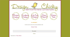 Desktop Screenshot of domesticchickydesigns.blogspot.com