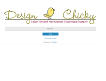 Tablet Screenshot of domesticchickydesigns.blogspot.com