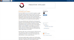 Desktop Screenshot of prestonspeaks.blogspot.com