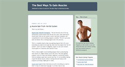 Desktop Screenshot of bestwaystogainmuscles.blogspot.com