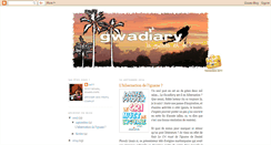 Desktop Screenshot of gwadiary.blogspot.com