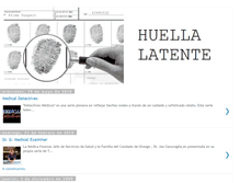 Tablet Screenshot of huellalatente.blogspot.com