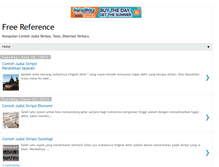 Tablet Screenshot of free-reference.blogspot.com